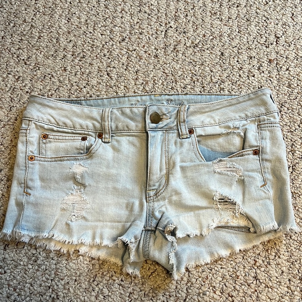 American eagle jean shorts